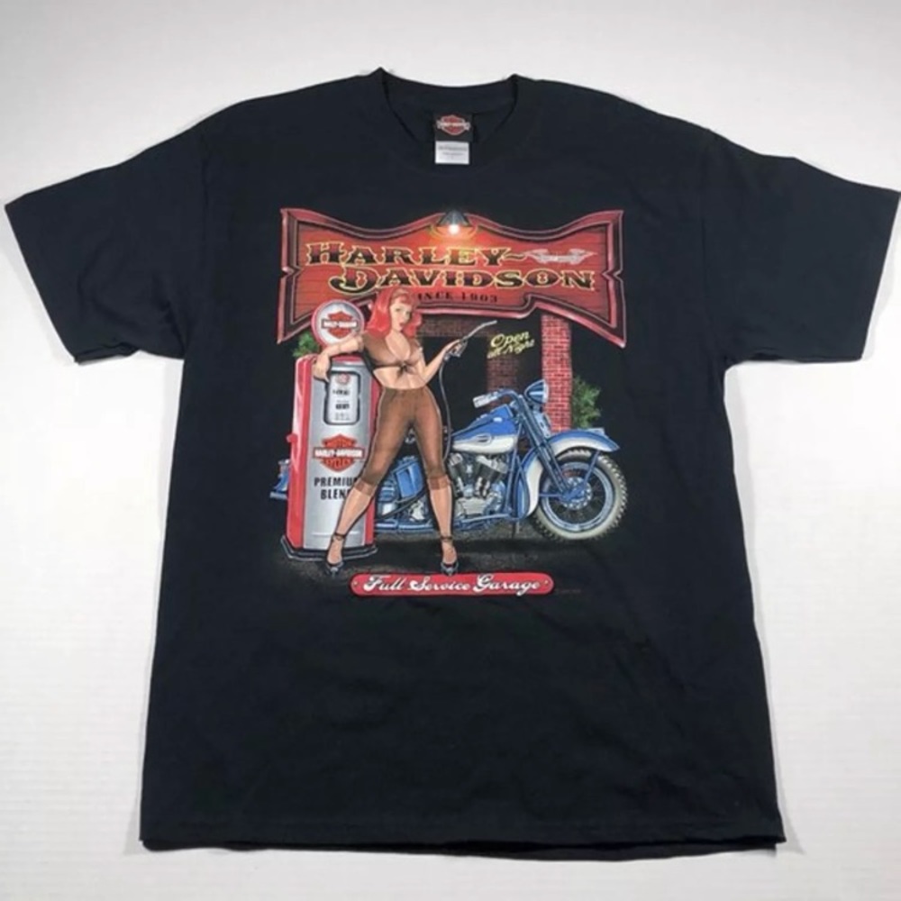 Harley-Davidson Shirt Mens Black SZ L